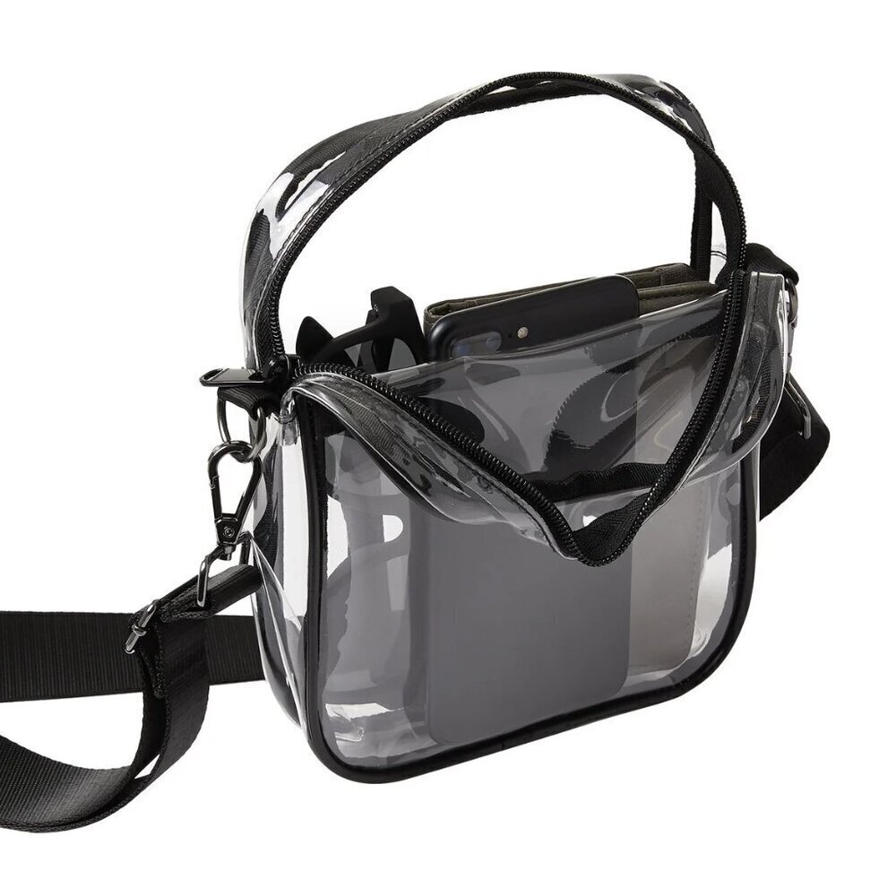 NWT - 32 Degrees Unisex Crossbody Clear Bag - Picture 4 of 4